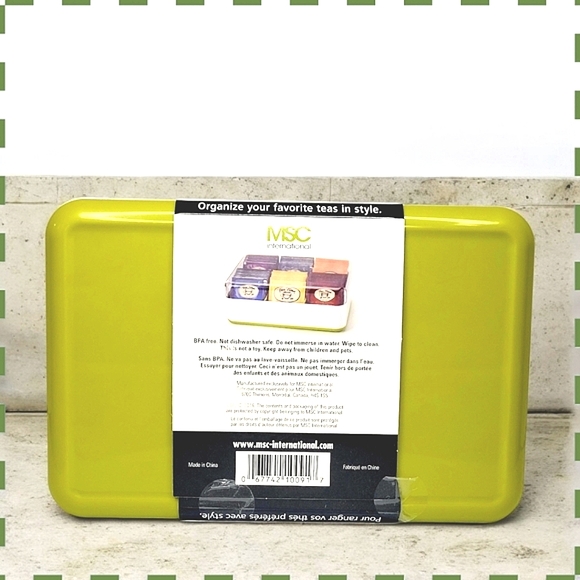 🆕️ Tea Box with 60 Bag Storage Capacity - NWT - Picture 5 of 8